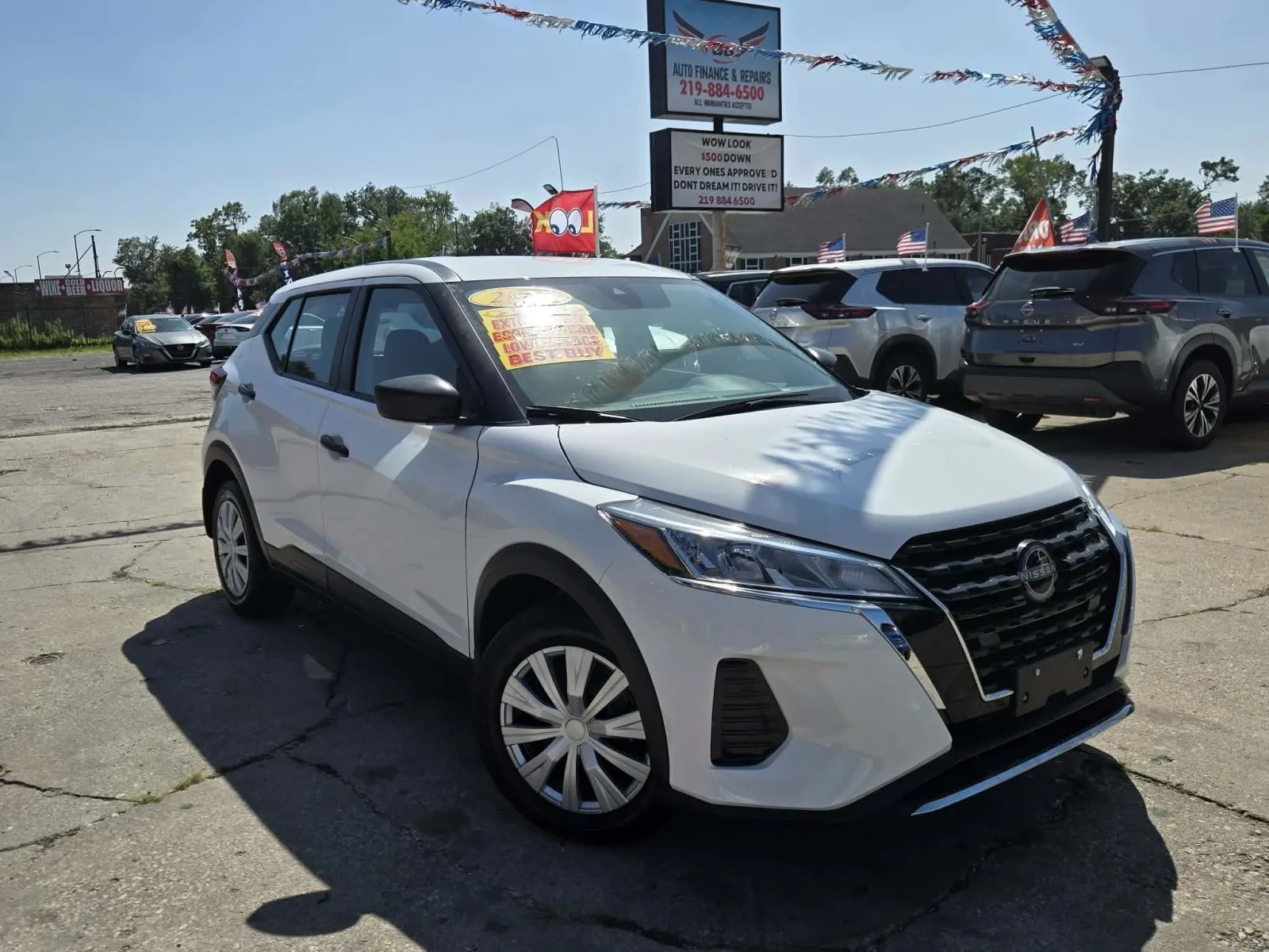 White 2025 Nissan Kicks Play S for sale in Gary, IN