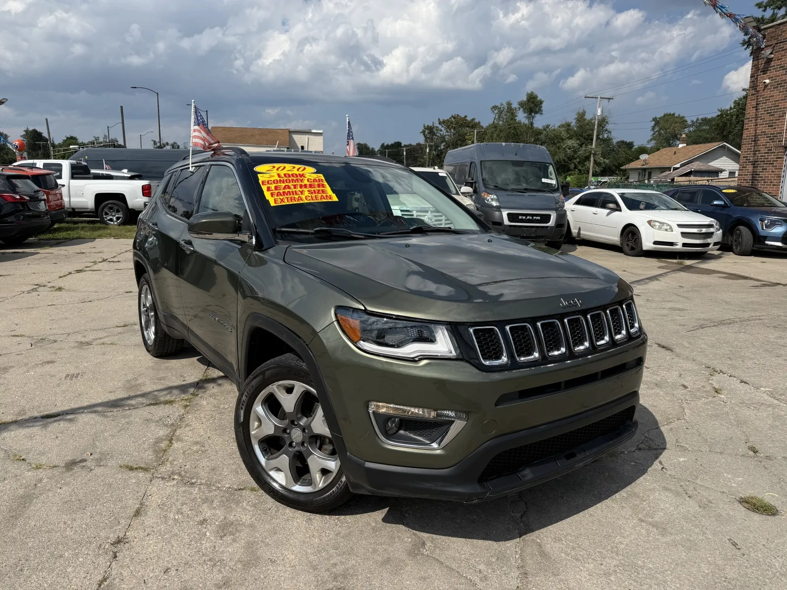 Green 2020 Jeep Compass Limited for sale in Gary, IN