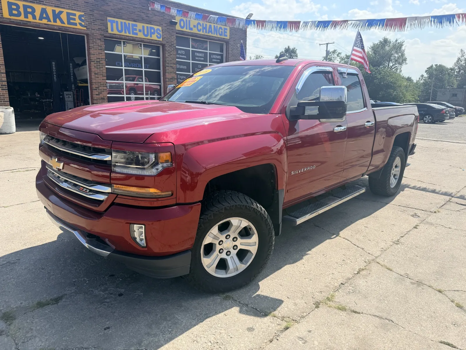 Red 2018 Chevrolet Silverado 1500 LT Z71 for sale in Gary, IN