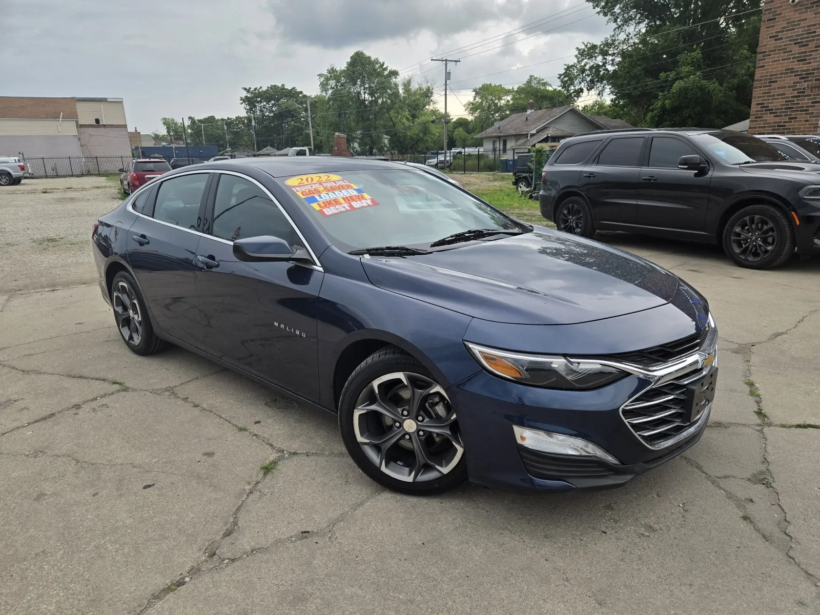Blue 2022 CHEVROLET MALIBU LT for sale in Gary, IN