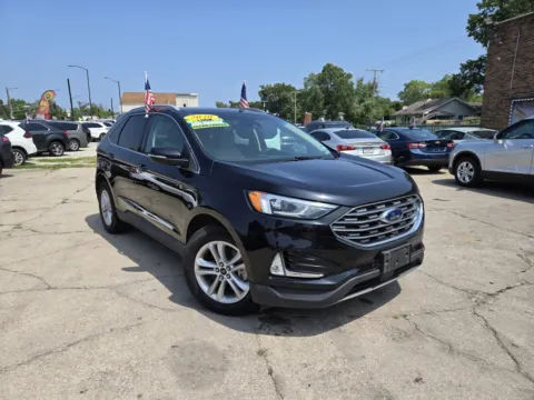 Black 2020 Ford Edge for sale in Gary, IN