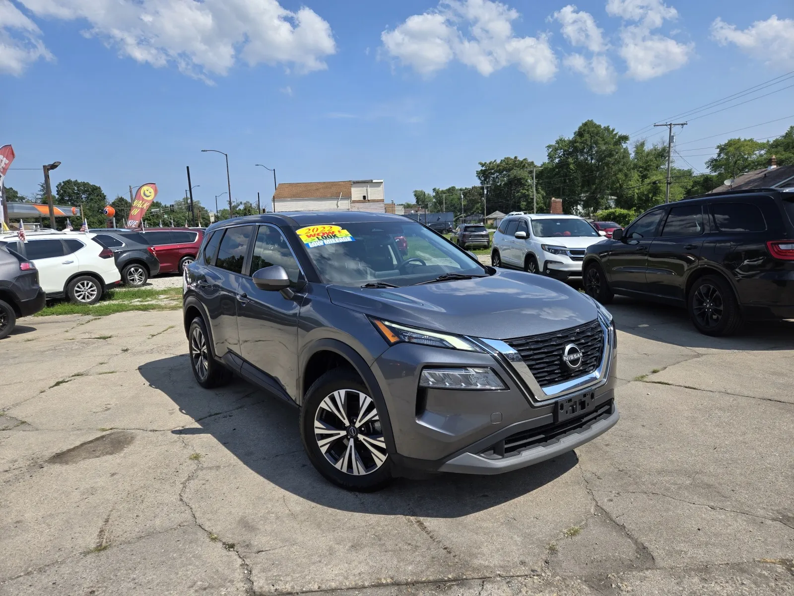 Gray 2022 Nissan Rogue SV for sale in Gary, IN