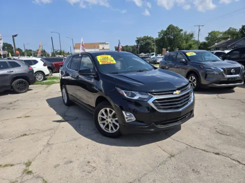 Black 2018 Chevrolet Equinox LT for sale in Gary, IN