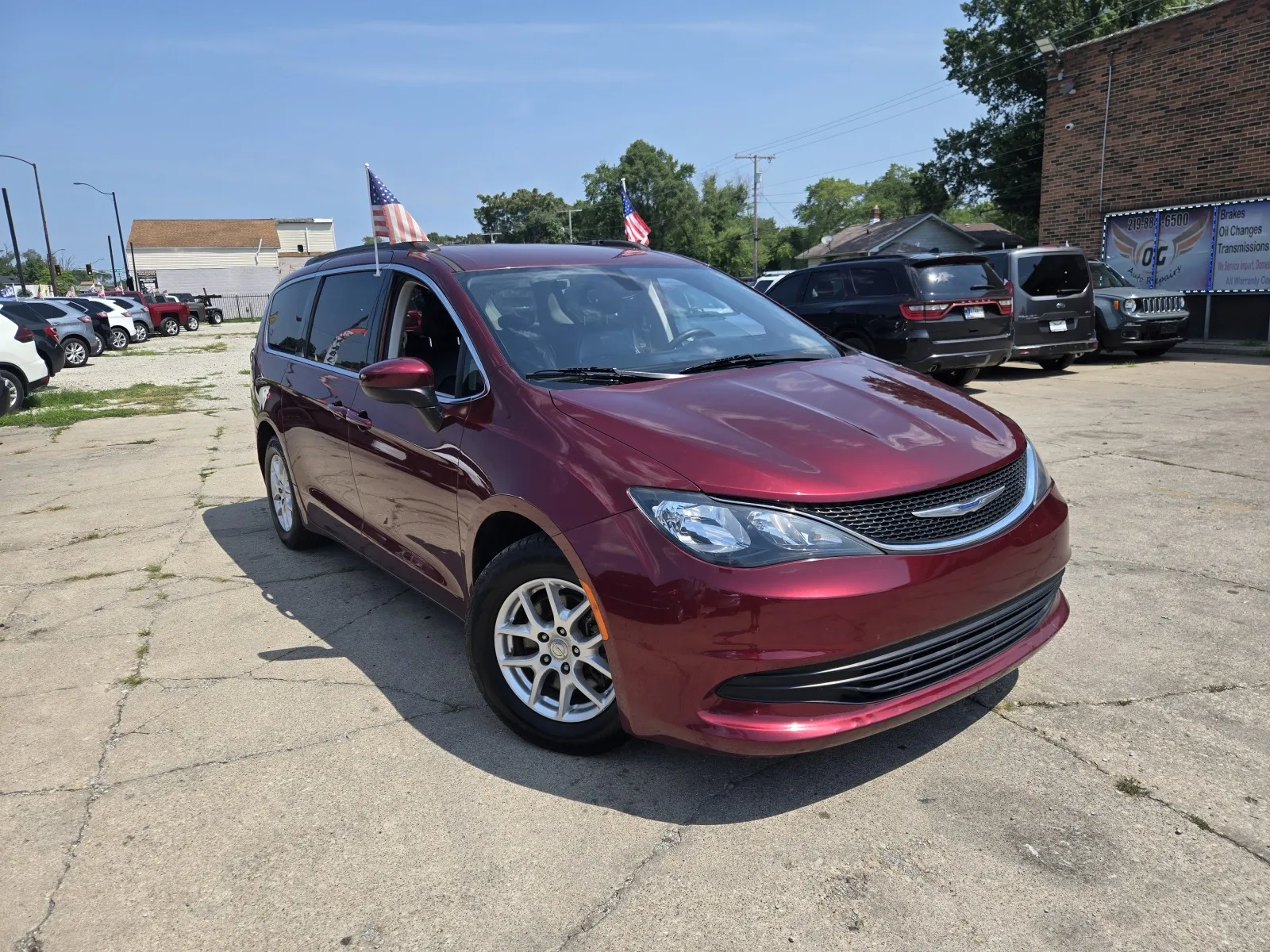 Red 2020 Chrysler Voyager LXi for sale in Gary, IN