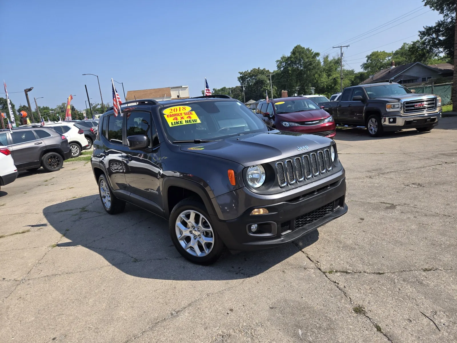 Silver 2018 Jeep Renegade for sale in Gary, IN