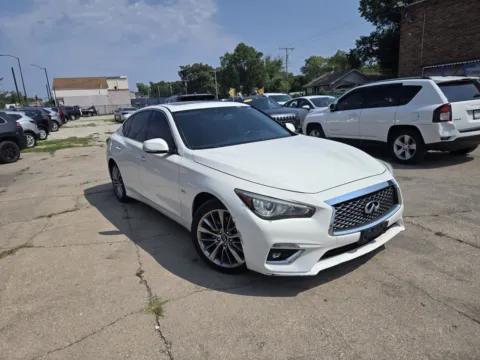 White 2018 INFINITI Q50 for sale in Gary, IN