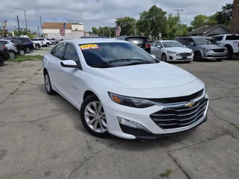 White 2020 Chevrolet Malibu LT for sale in Gary, IN