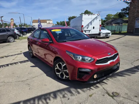 Red 2021 Kia Forte LX for sale in Gary, IN