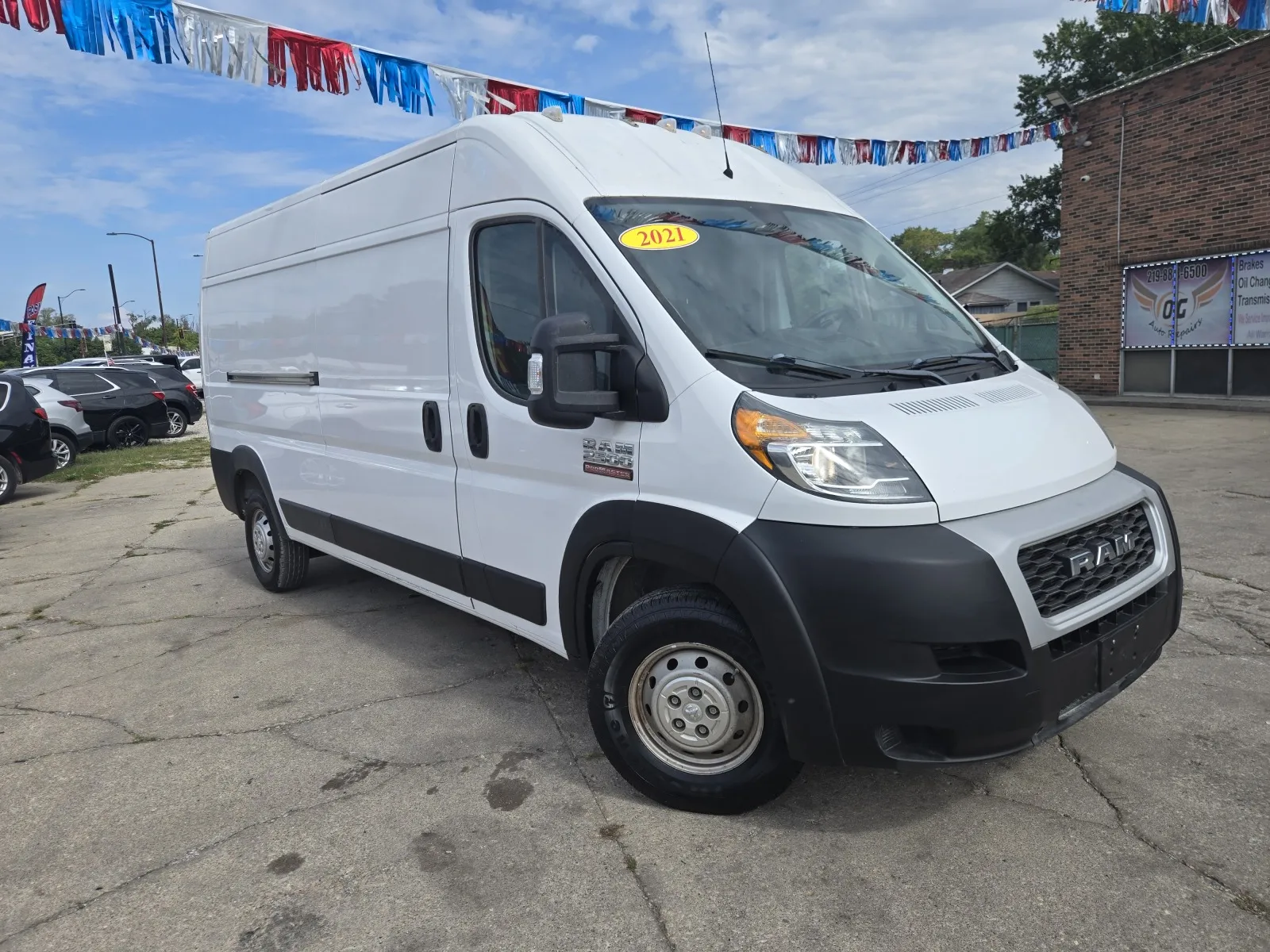 White 2021 Ram ProMaster 2500 159 WB for sale in Gary, IN