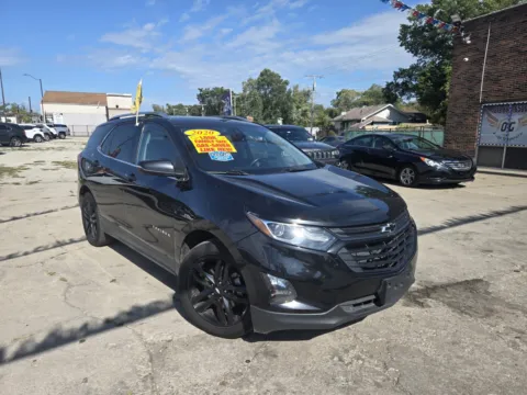 Black 2020 Chevrolet Equinox LT for sale in Gary, IN
