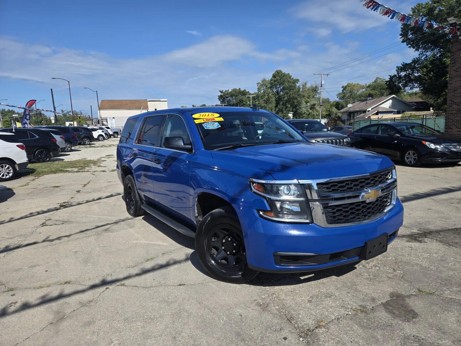 Blue 2018 Chevrolet Tahoe Police for sale in Gary, IN