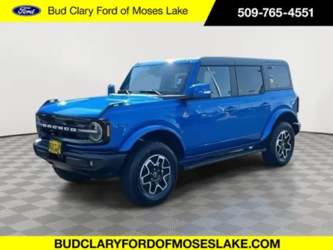 Blue 2024 Ford Bronco Outer Banks for sale in Moses Lake, WA