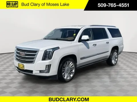 White 2016 Cadillac Escalade ESV Platinum for sale in Moses Lake, WA