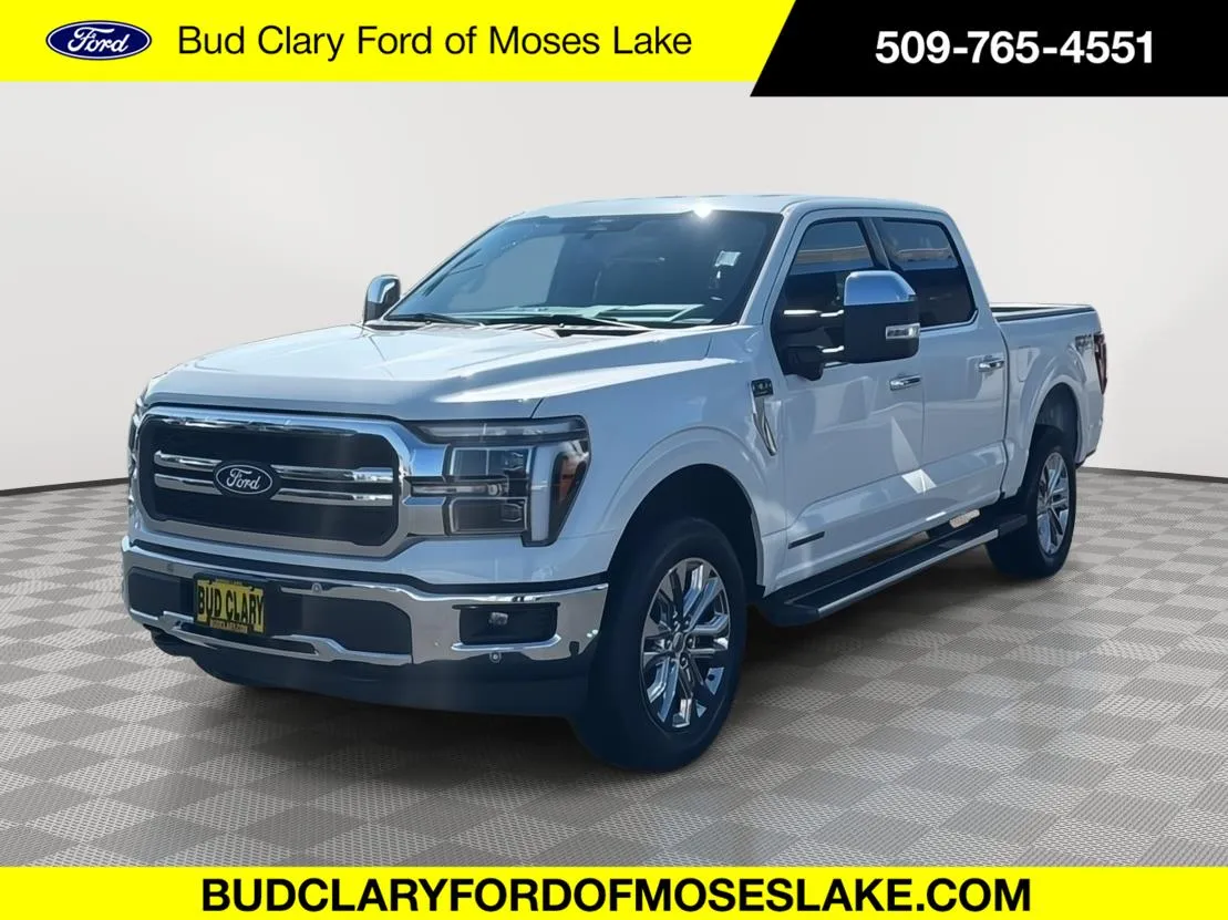 White 2025 Ford F-150 LARIAT for sale in Moses Lake, WA