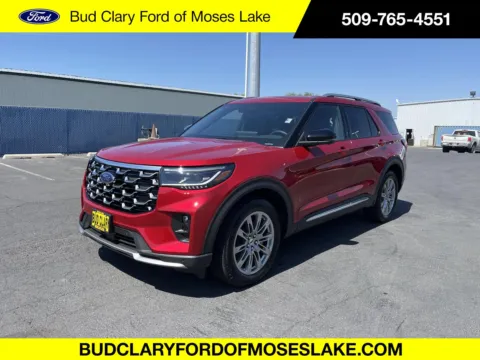 Red 2025 Ford Explorer Platinum for sale in Moses Lake, WA