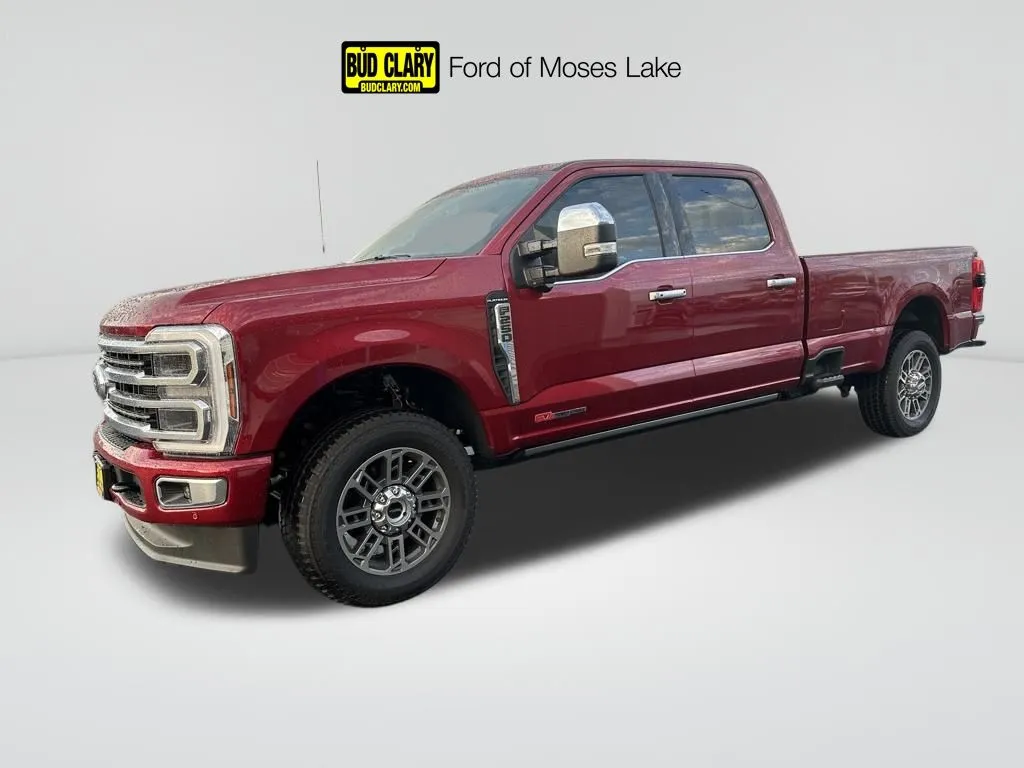 Red 2025 Ford F-250SD Platinum for sale in Moses Lake, WA