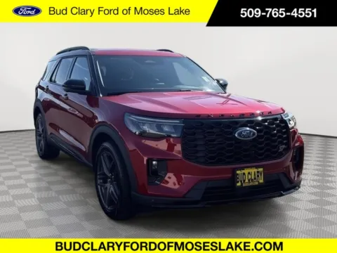 Red 2025 Ford Explorer ST for sale in Moses Lake, WA
