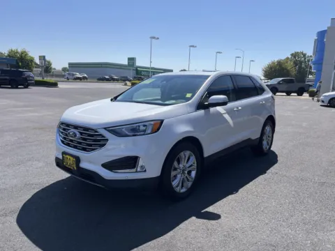 White 2022 Ford Edge Titanium for sale in Moses Lake, WA