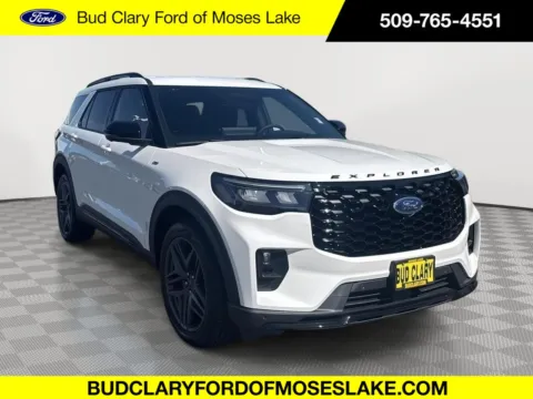 White 2025 Ford Explorer ST-Line for sale in Moses Lake, WA