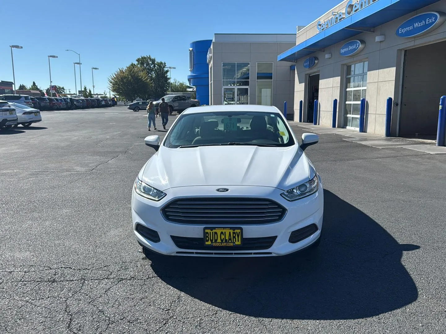 White 2016 Ford Fusion S for sale in Moses Lake, WA