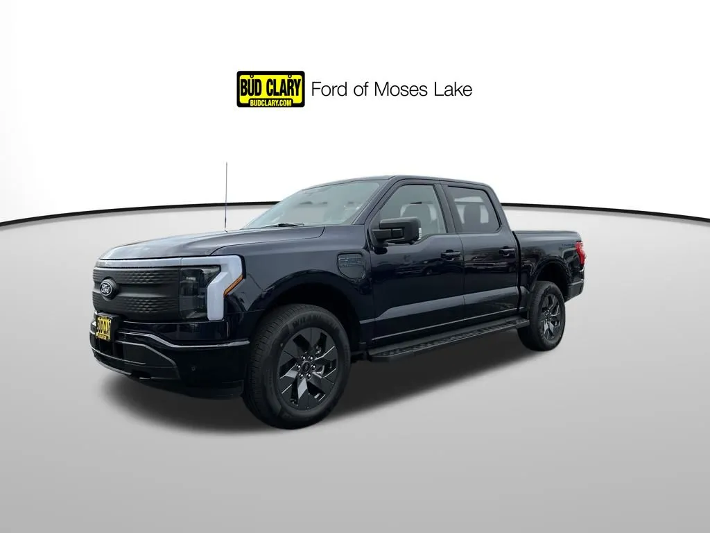 Blue 2025 Ford F-150 Lightning Flash for sale in Moses Lake, WA