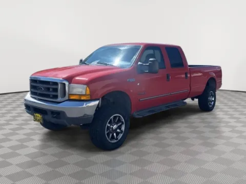 Red 2000 FORD SUPER DUTY F-350 SRW CREW CAB 172  XLT 4WD for sale in Moses Lake, WA