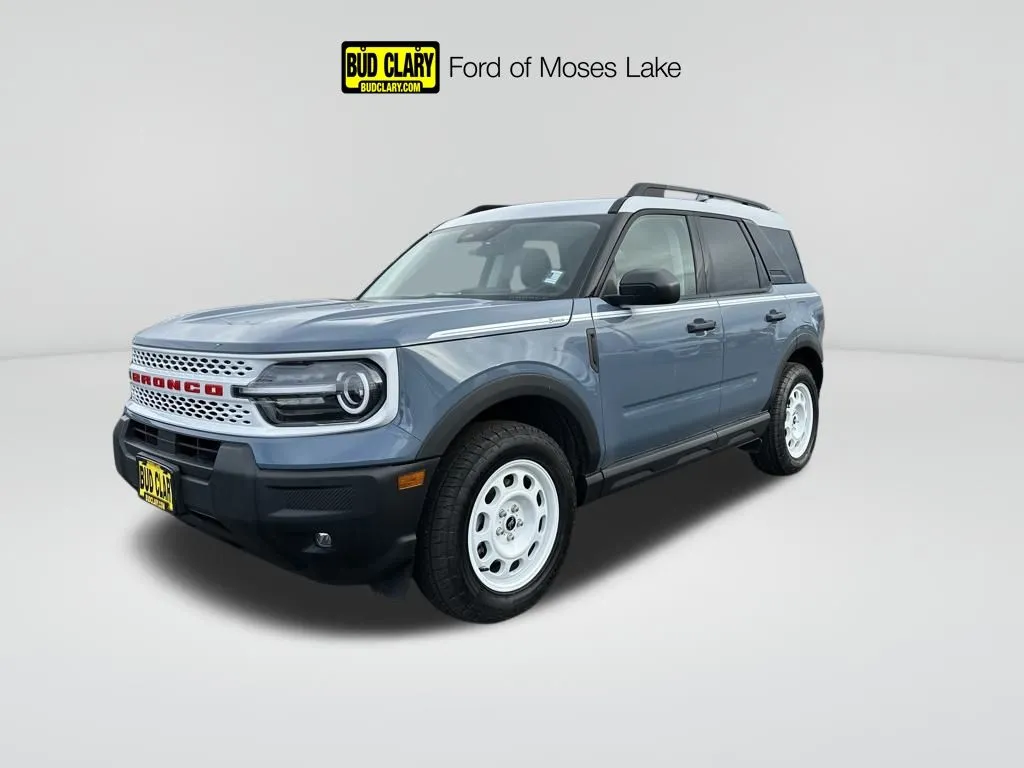 Gray 2025 Ford Bronco Sport Heritage for sale in Moses Lake, WA