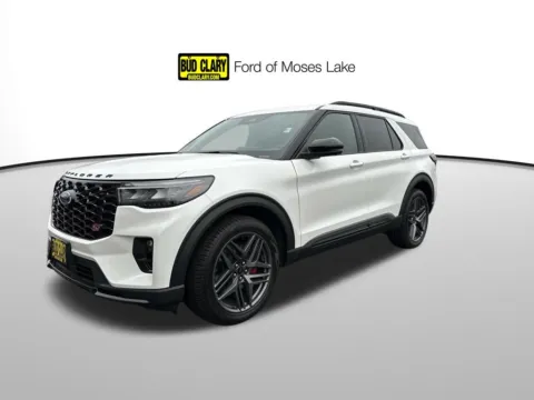 White 2025 Ford Explorer ST for sale in Moses Lake, WA