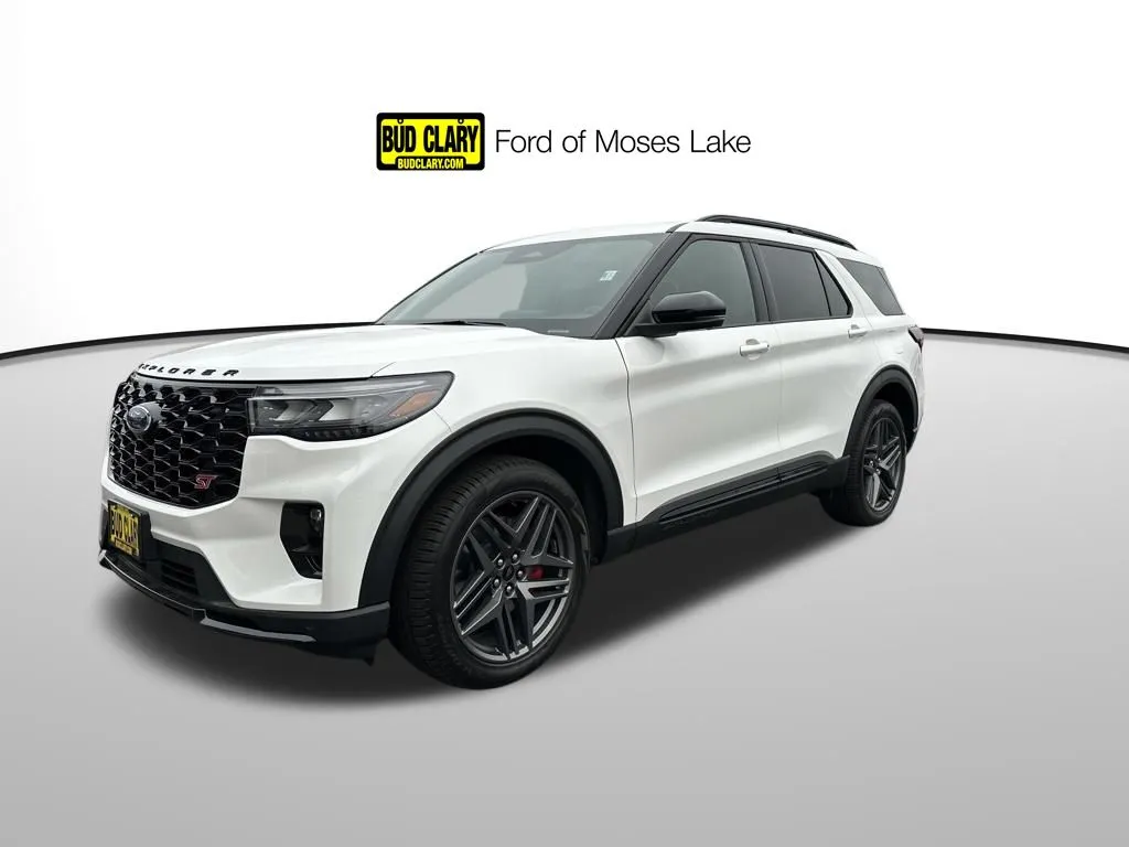 White 2025 Ford Explorer ST for sale in Moses Lake, WA