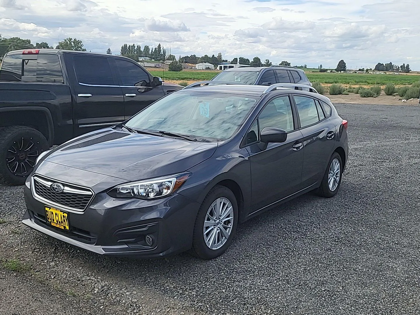 Gray 2018 SUBARU IMPREZA 2.0I PREMIUM 5-DOOR CVT for sale in Moses Lake, WA