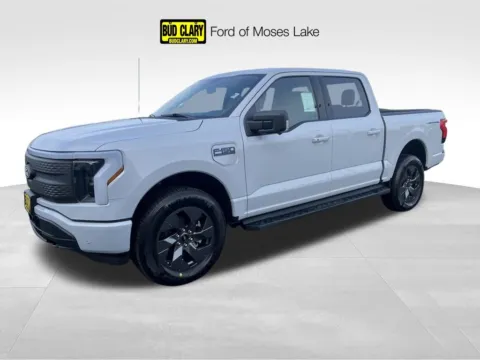 White 2025 Ford F-150 Lightning Flash for sale in Moses Lake, WA