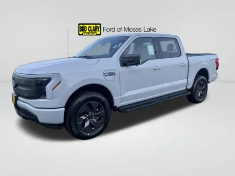 White 2025 Ford F-150 Lightning Flash for sale in Moses Lake, WA