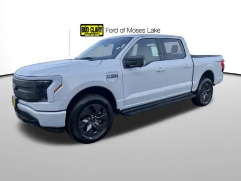White 2025 Ford F-150 Lightning Flash for sale in Moses Lake, WA
