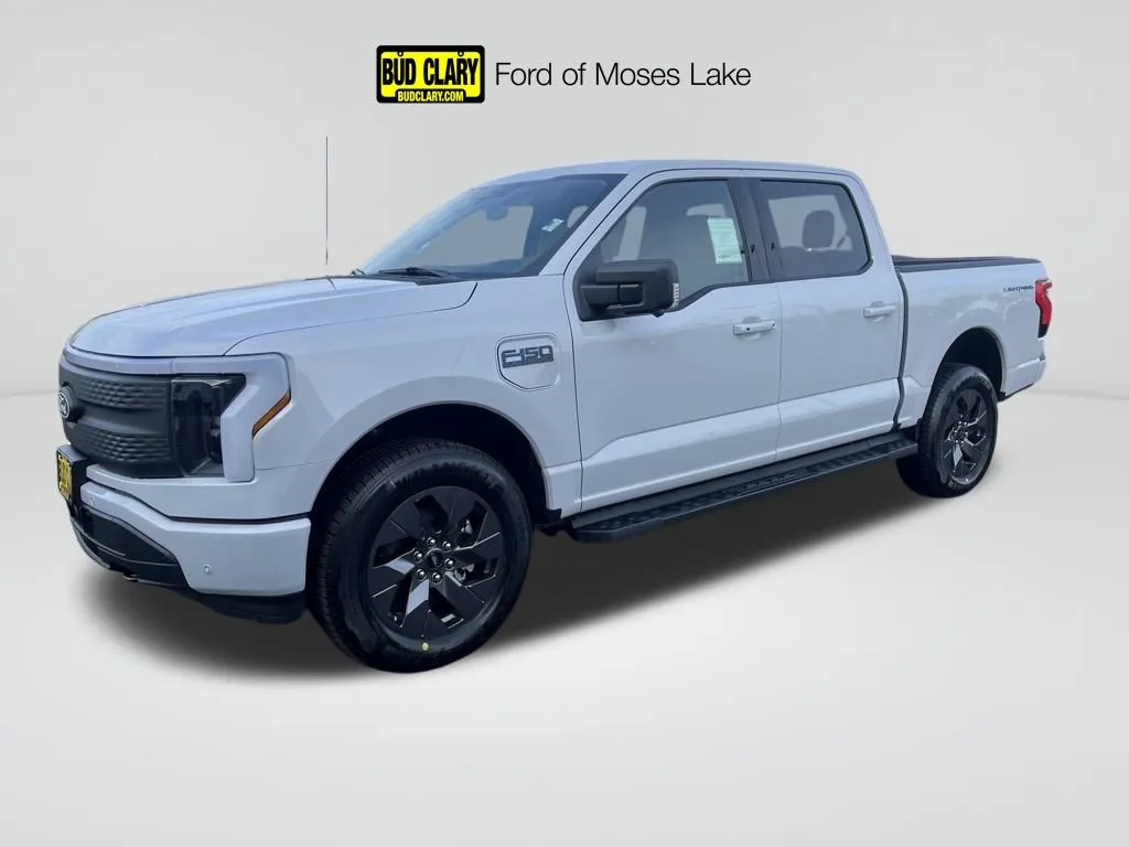 White 2025 Ford F-150 Lightning Flash for sale in Moses Lake, WA