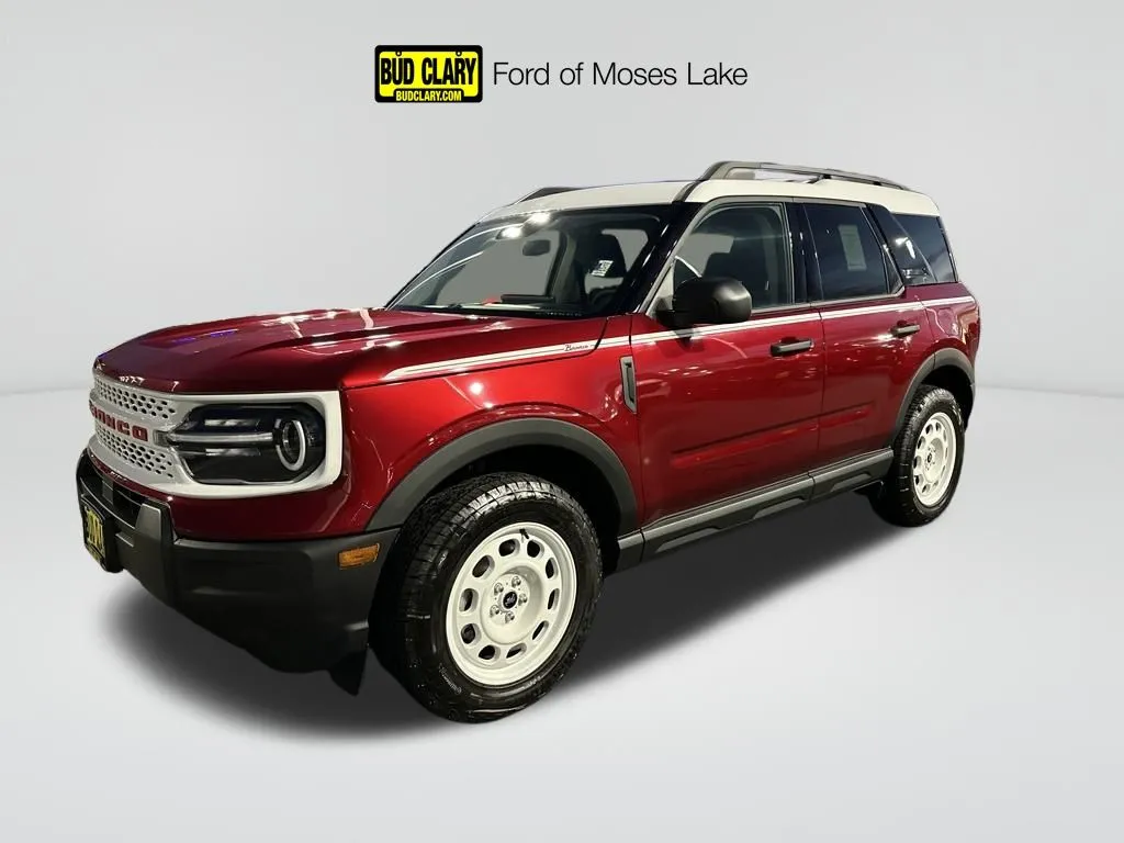 Red 2025 Ford Bronco Sport Heritage for sale in Moses Lake, WA