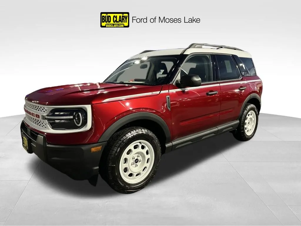 Red 2025 Ford Bronco Sport Heritage for sale in Moses Lake, WA
