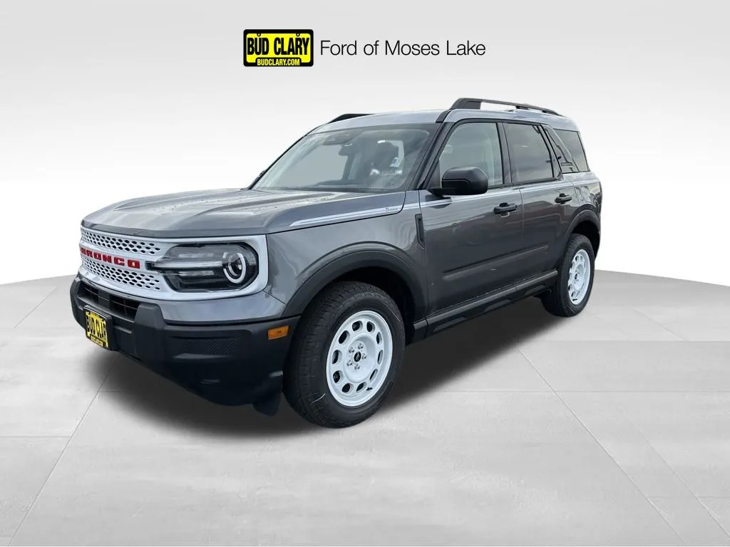 Gray 2025 Ford Bronco Sport Heritage for sale in Moses Lake, WA