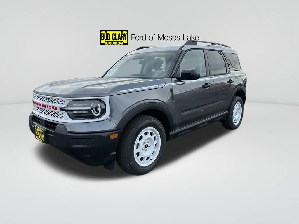 Gray 2025 Ford Bronco Sport Heritage for sale in Moses Lake, WA