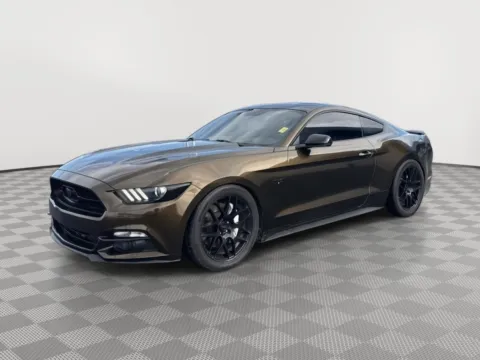 Yellow 2015 Ford Mustang GT Premium for sale in Moses Lake, WA