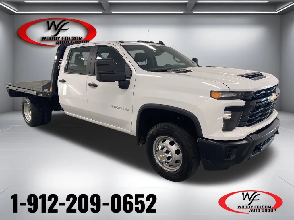 White 2025 Chevrolet Silverado 3500 HD CC Work Truck for sale in Baxley, GA