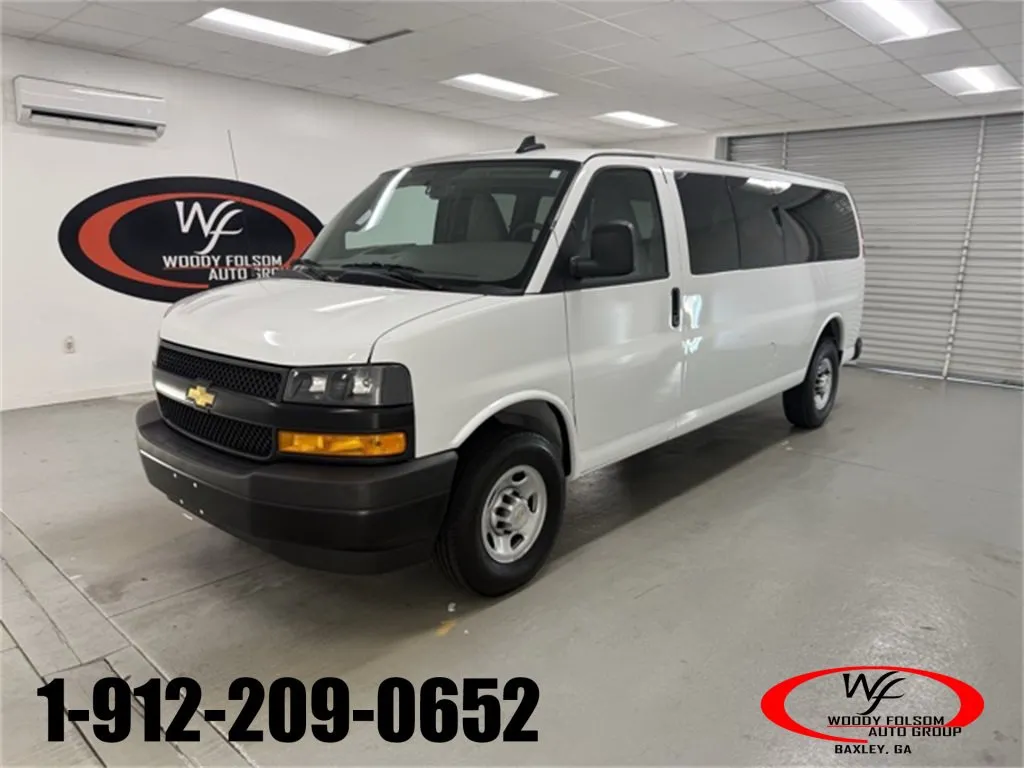 White 2024 Chevrolet Express Passenger LS for sale in Baxley, GA