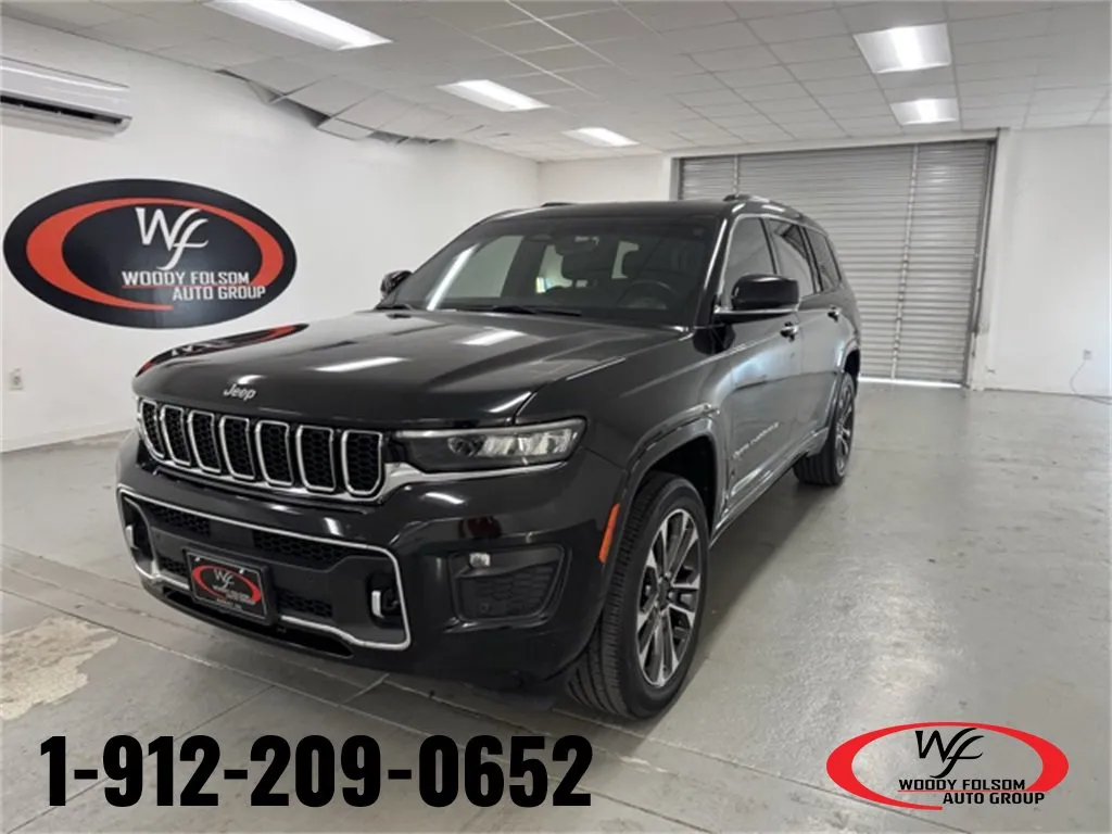Black 2022 Jeep Grand Cherokee L Overland for sale in Baxley, GA