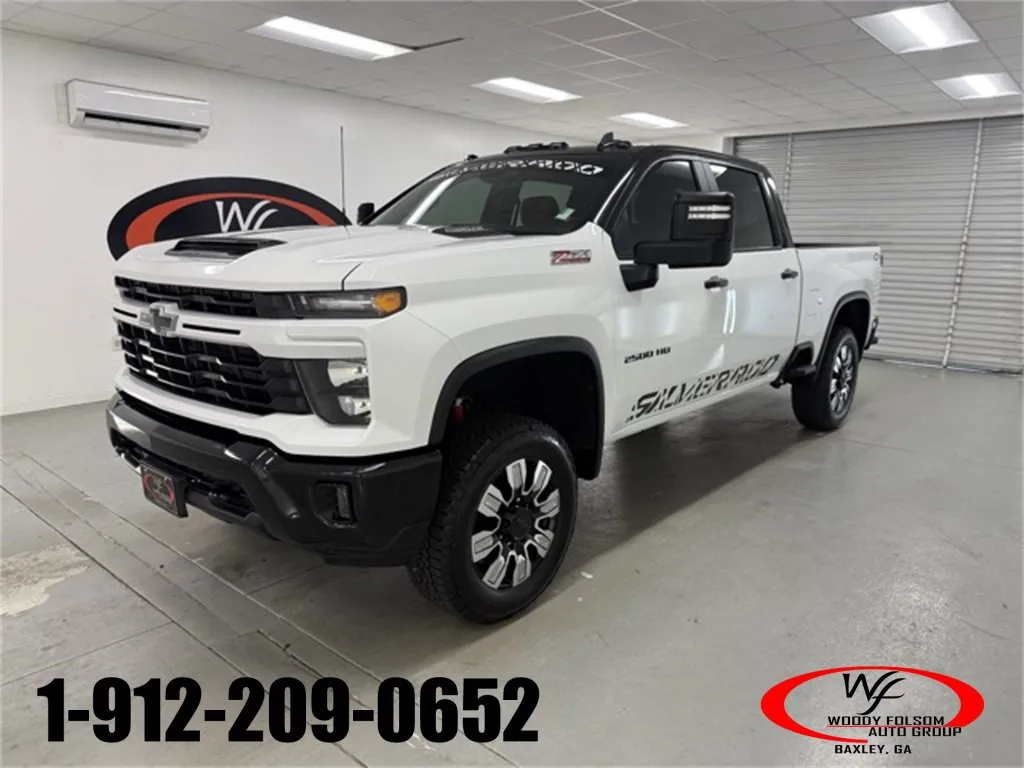 White 2024 Chevrolet Silverado 2500HD Custom for sale in Baxley, GA
