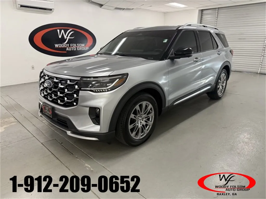 Silver 2025 Ford Explorer Platinum for sale in Baxley, GA