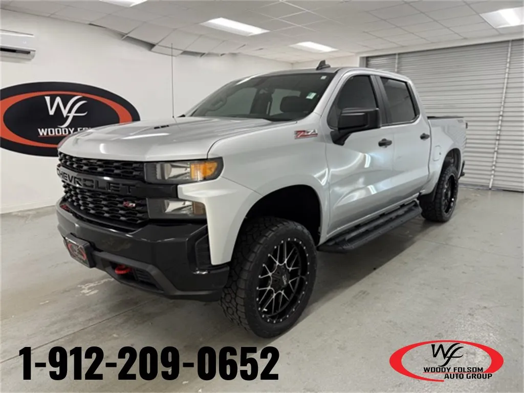 Silver 2021 Chevrolet Silverado 1500 Custom Trail Boss for sale in Baxley, GA
