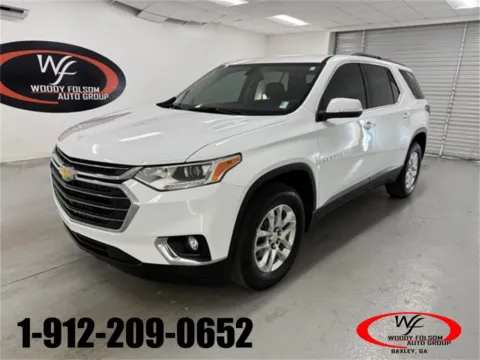White 2021 Chevrolet Traverse LT Cloth for sale in Baxley, GA