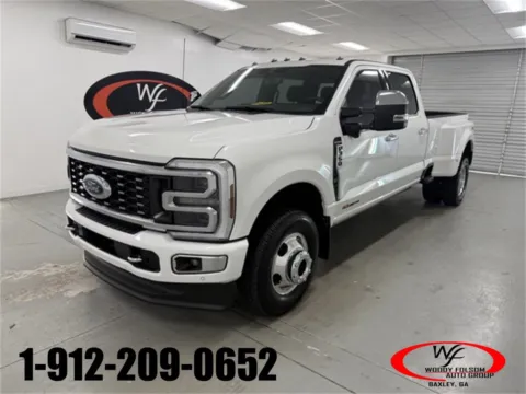White 2024 Ford Super Duty F-350 DRW Platinum for sale in Baxley, GA