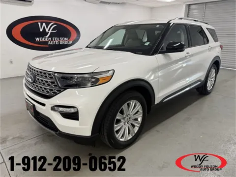 White 2022 Ford Explorer Limited for sale in Baxley, GA