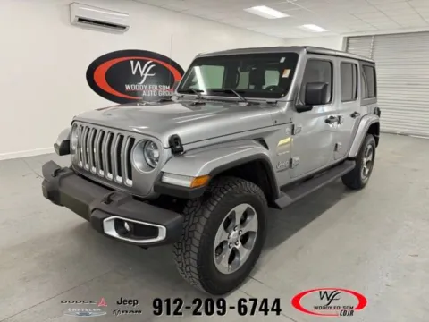 Silver 2019 Jeep Wrangler Unlimited Sahara for sale in Baxley, GA