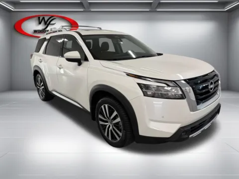 Another view of 2023 Nissan Pathfinder Platinum for sale in Baxley, GA at Woody Folsom CDJR of Baxley